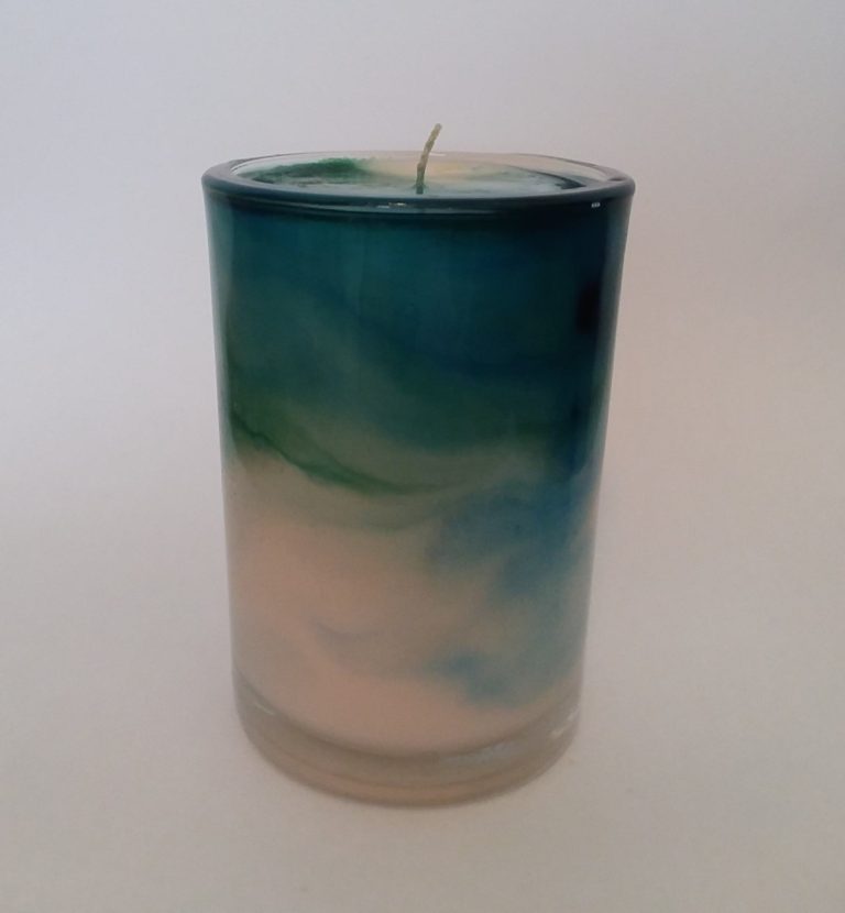 CandleDecorating Ideas TieDye or Marbled Candles Blaizen Candles